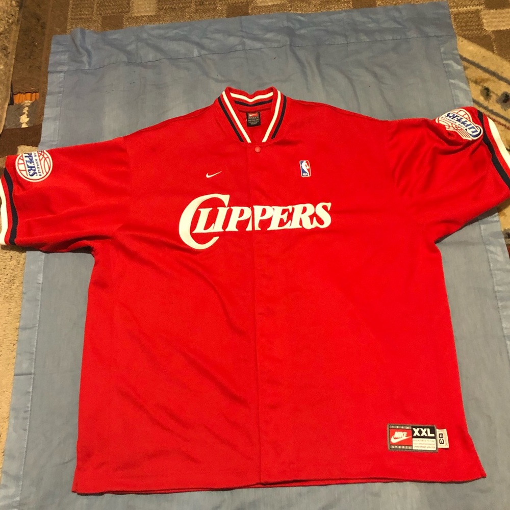 NBA Los Angeles Clippers pregame warm-up jacket absolutely awesome look size XXL
